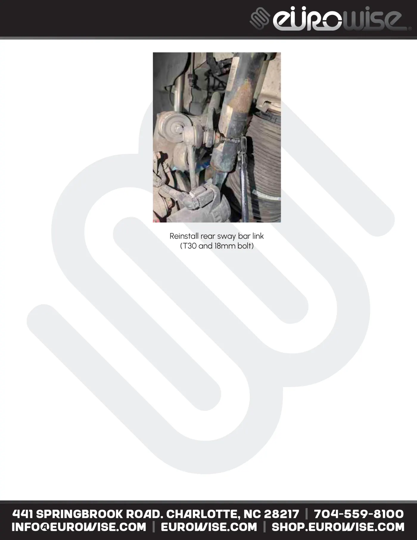 Eurowise Levante Suspension Lift Kit Instruction Manual — page 16 of 16