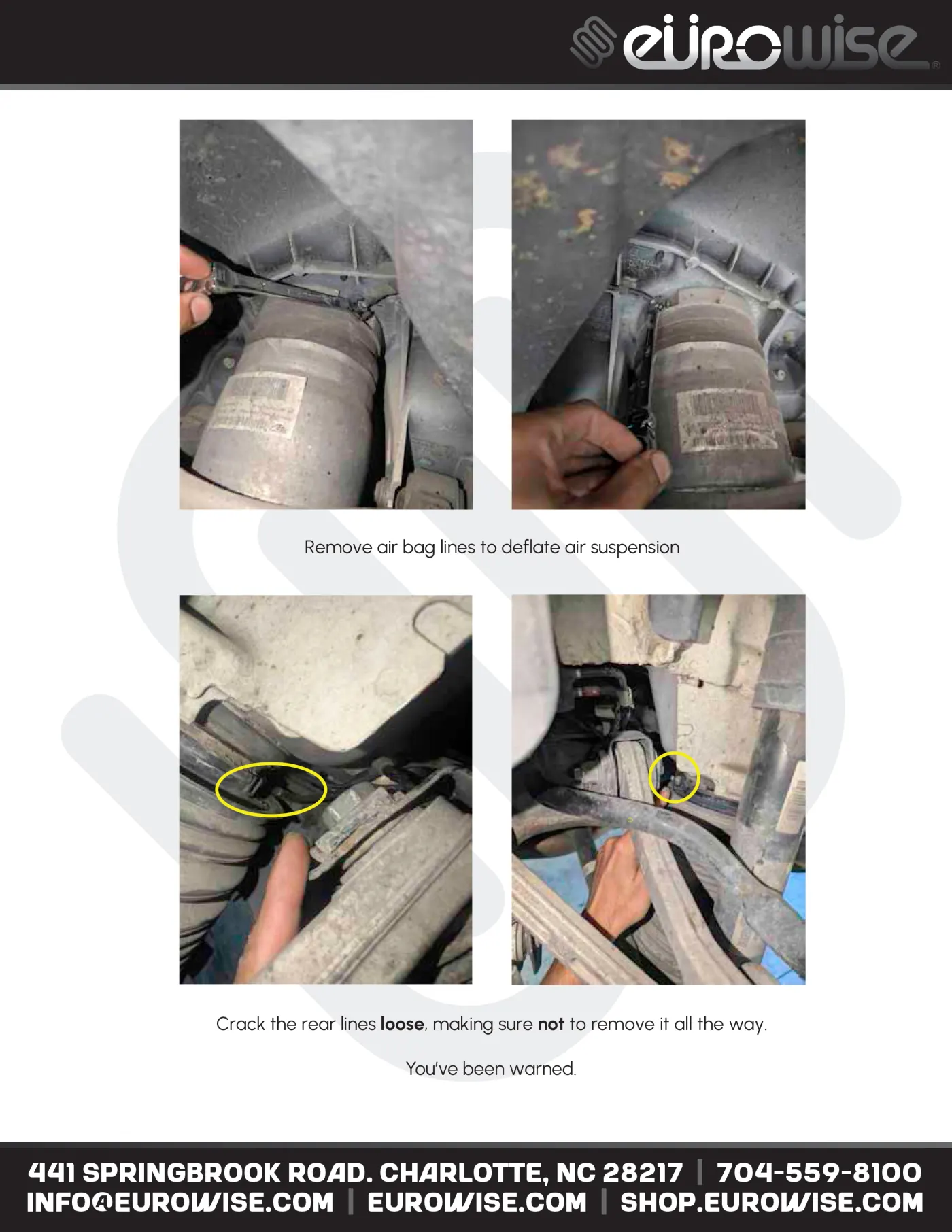 Eurowise Levante Suspension Lift Kit Instruction Manual — page 3 of 16