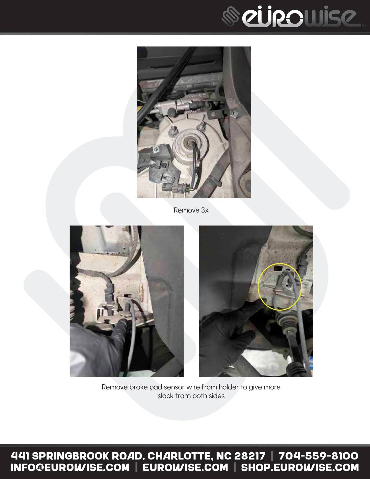 Eurowise Levante Suspension Lift Kit Instruction Manual — page 5 of 16