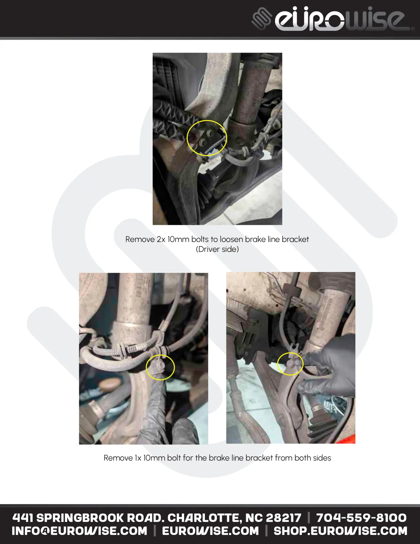 Eurowise Levante Suspension Lift Kit Instruction Manual — page 6 of 16