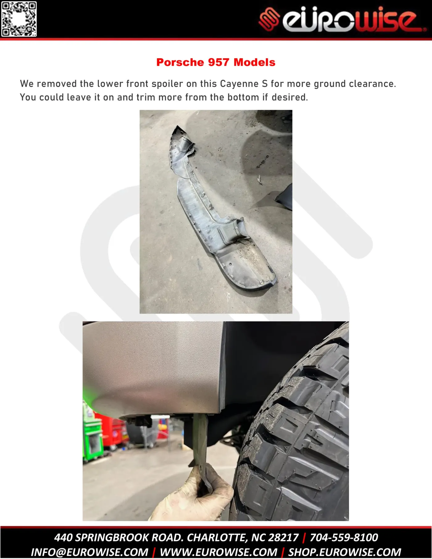 Gen 1 Porsche Cayenne 955 / 957 Front Bumper Trimming — page 6 of 8