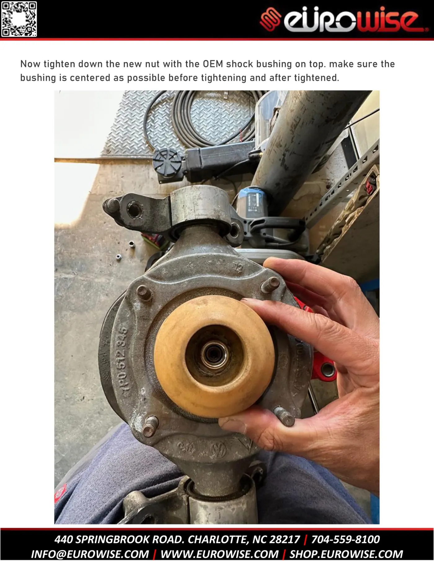 Gen 2 Cayenne / Touareg Eurowise Coilover Installation — page 15 of 17