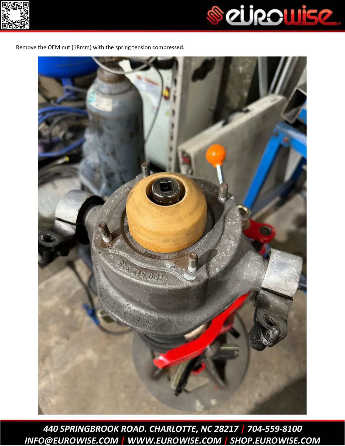 Gen 2 Cayenne / Touareg Eurowise Coilover Installation — page 4 of 17