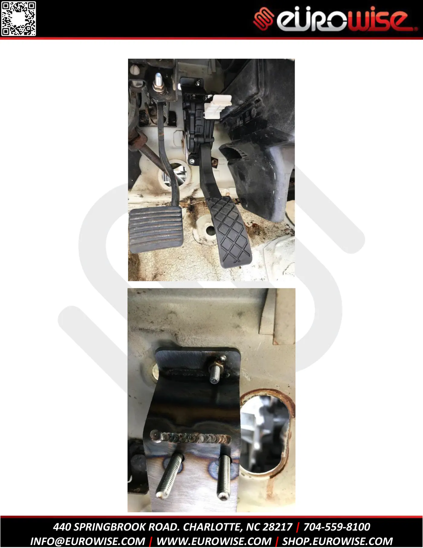 mk1 drive by wire pedal adapter bracket install ( MK4 ) — page 2 of 4
