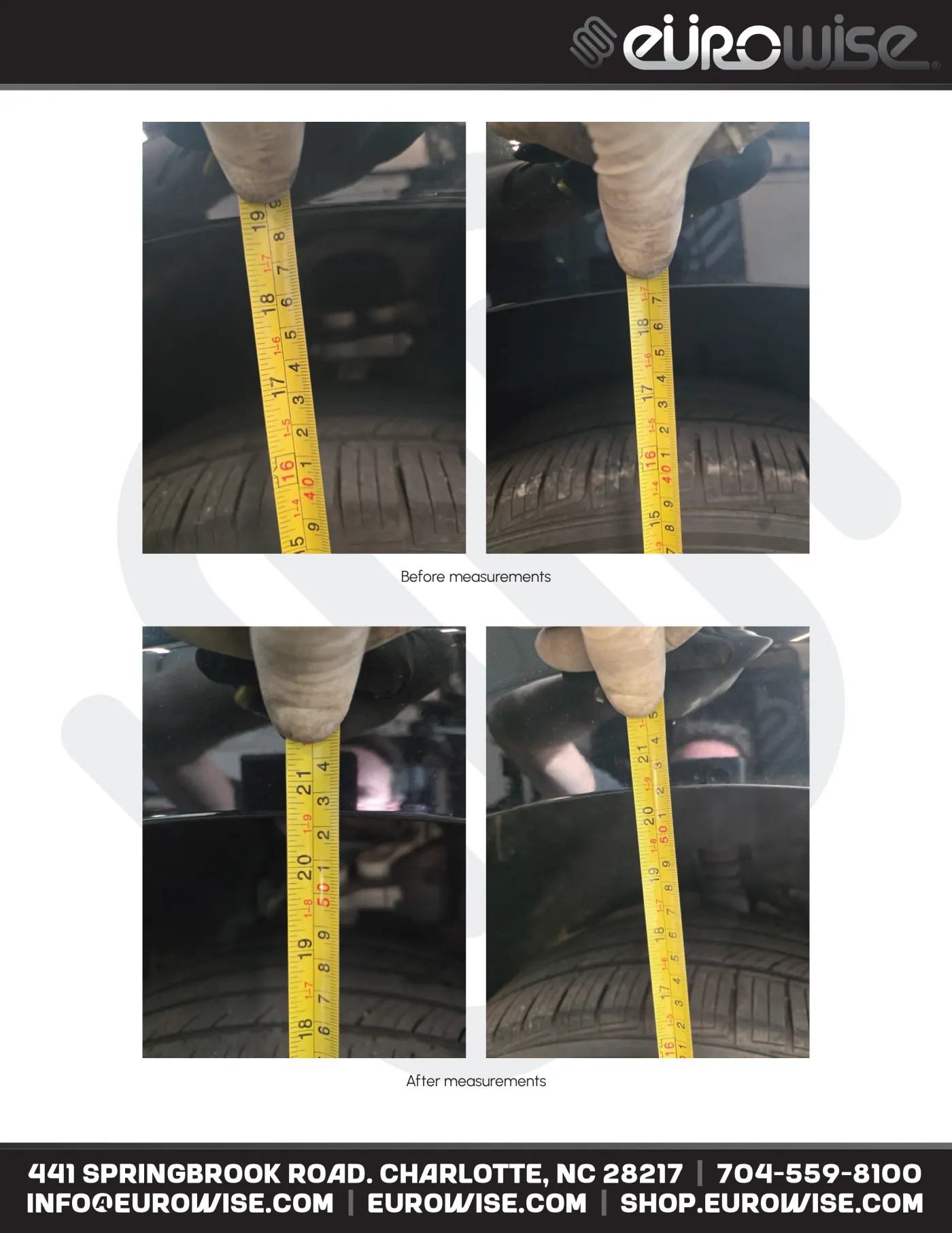 Eurowise Macan Lift Kit Instruction Manual — page 16 of 16