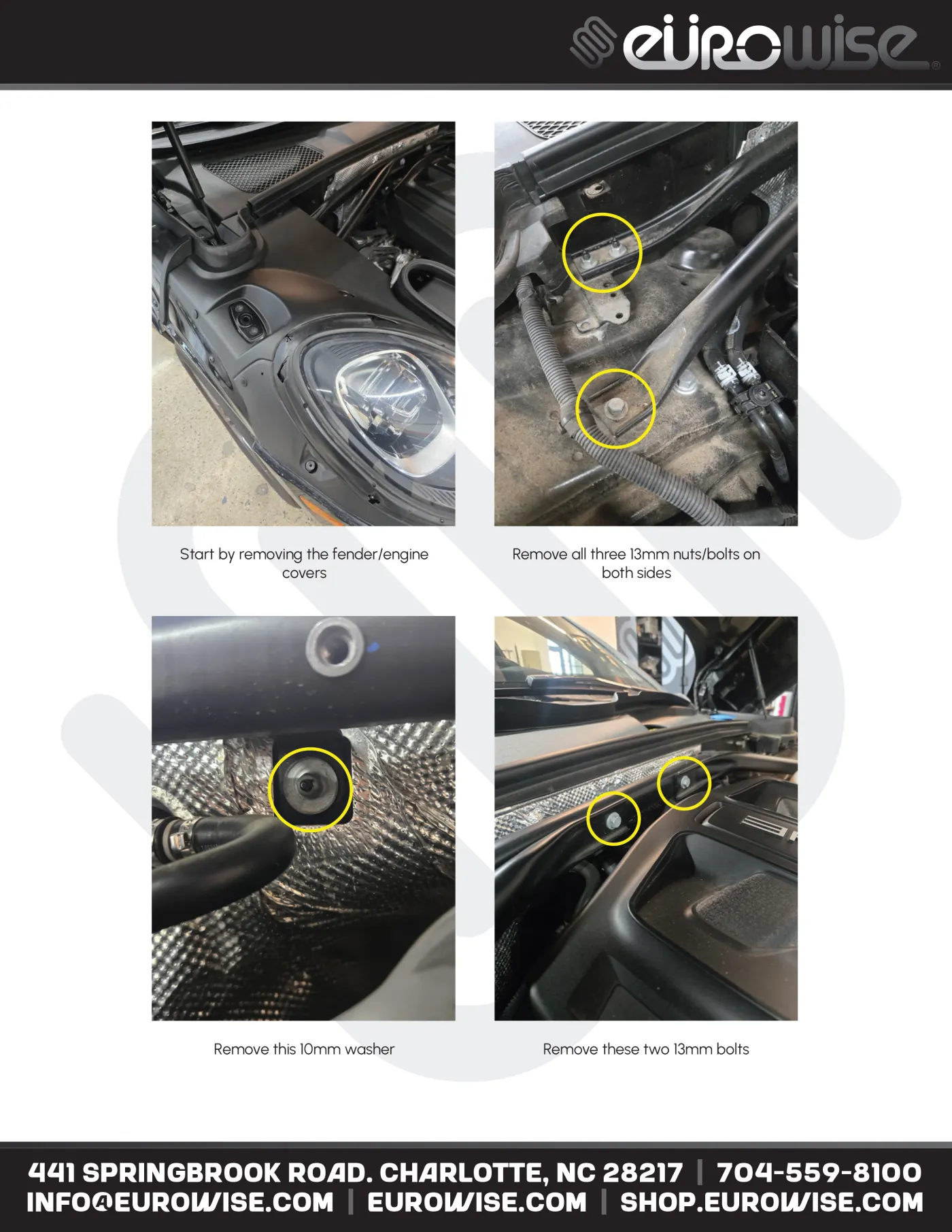 Eurowise Macan Lift Kit Instruction Manual — page 2 of 16