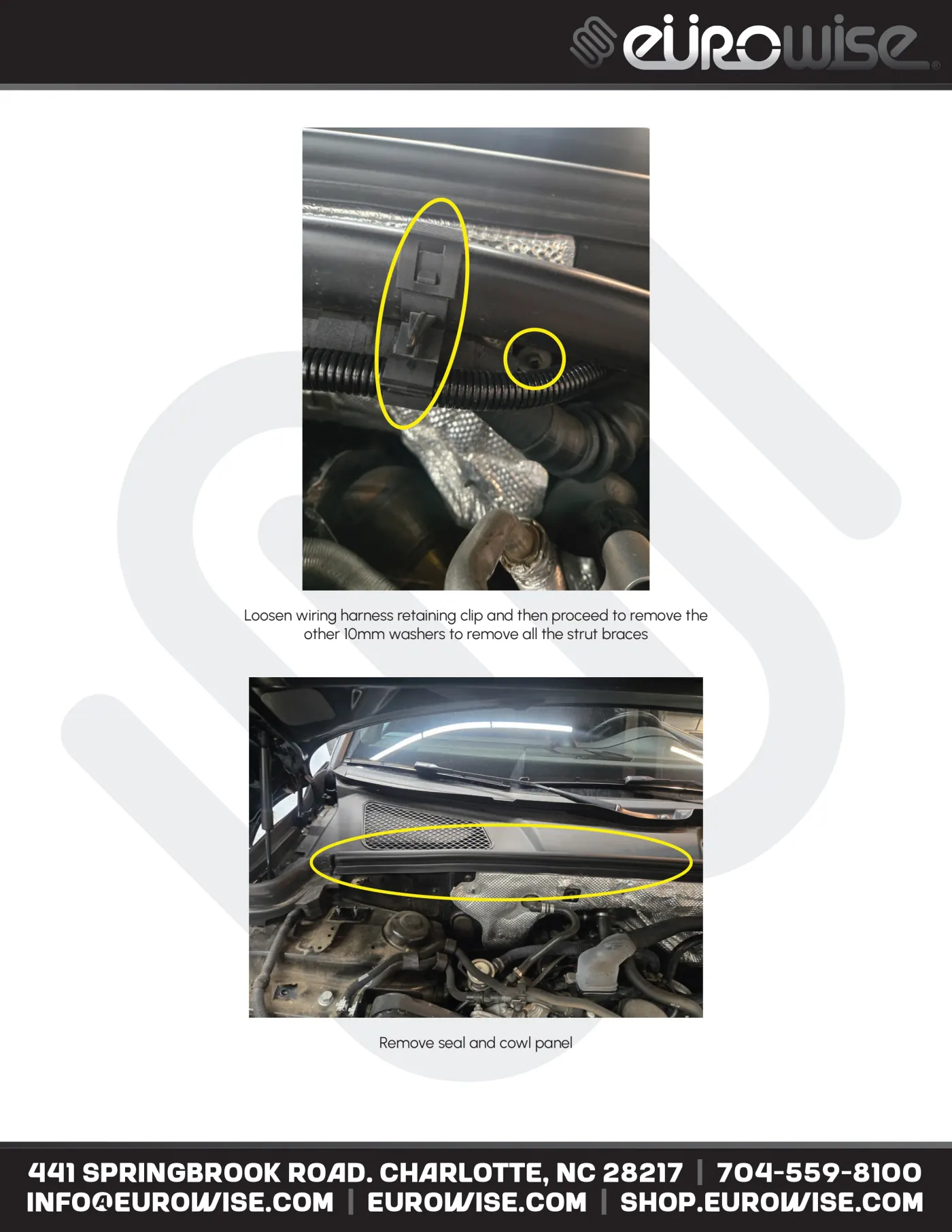 Eurowise Macan Lift Kit Instruction Manual — page 3 of 16