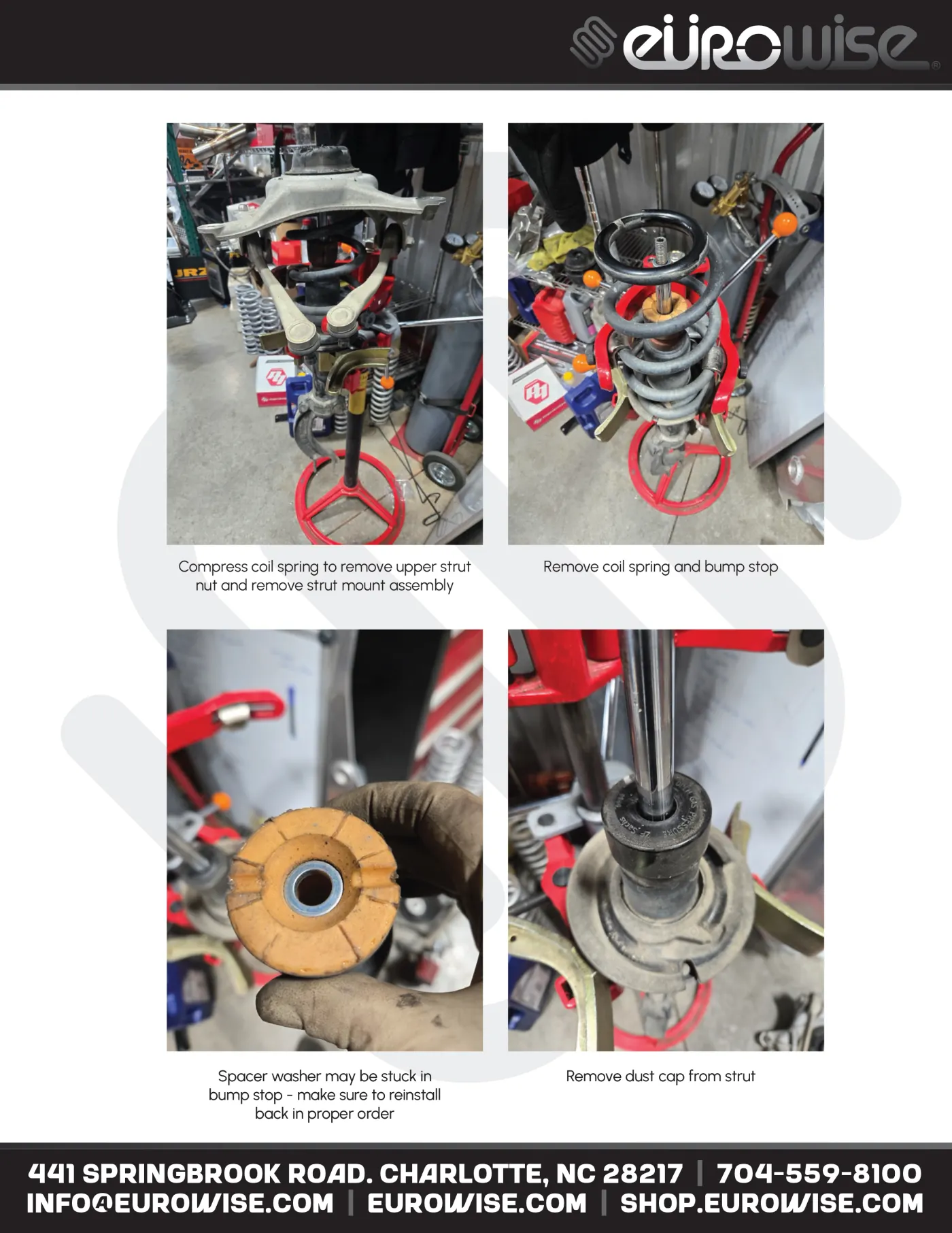 Eurowise Macan Lift Kit Instruction Manual — page 7 of 16